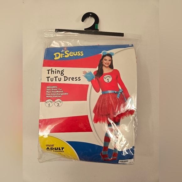 Dr. Seuss Other - Dr. Seuss Thing Tutu Dress Thing 1 Adult Women's Large 12-14- Read Description